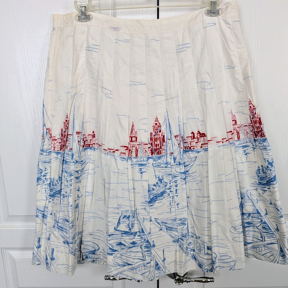 Vintage Tommy Hilfiger Scenic Print Skirt